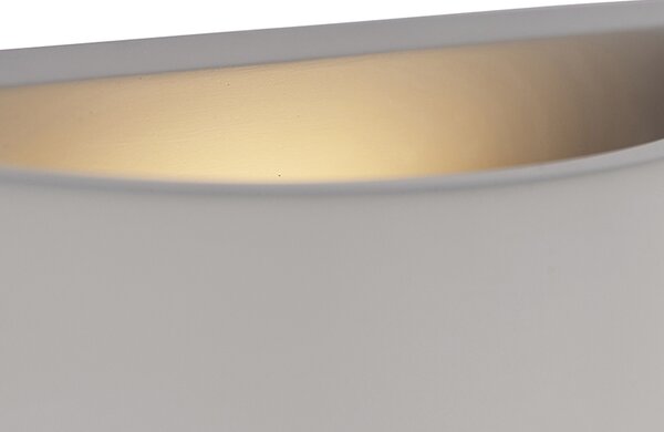 Priemyselná nástenná lampa sivá betón - Creil