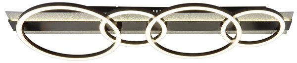 STROPNÉ LED SVIETIDLO, 86,2/30/8,8 cm Globo - Online Only bytové doplnky, Online Only
