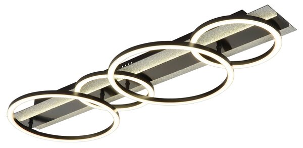 STROPNÉ LED SVIETIDLO, 86,2/30/8,8 cm Globo - Online Only bytové doplnky, Online Only