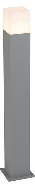 Moderné stojace vonkajšie svietidlo 70 cm sivé IP44 - Dánsko
