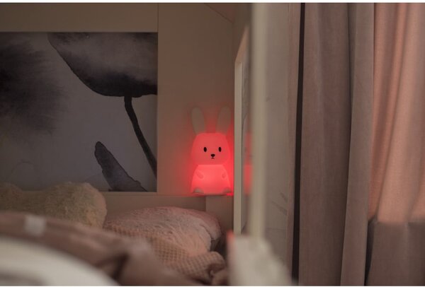 Biele LED detské nočné svetlo Bunny - Star Trading