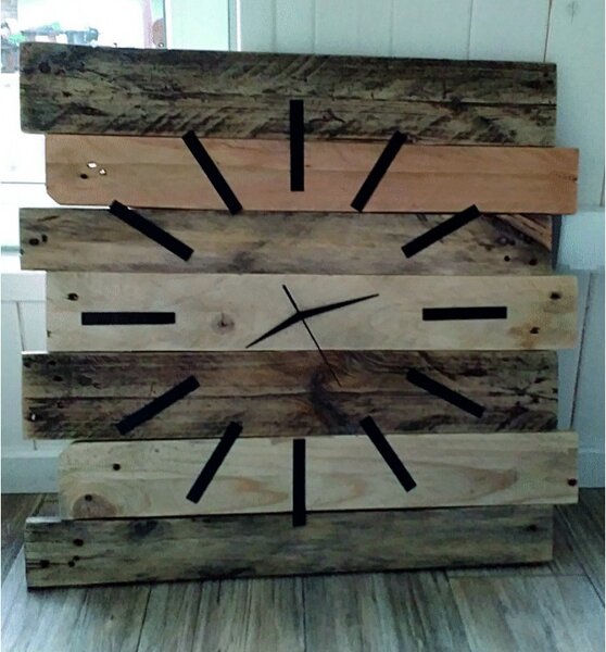 Drevené hodiny hodinky. Drevené hodiny do kuchyne. Nástenné hodiny drevené I SENTOP 12D40177 WOOD