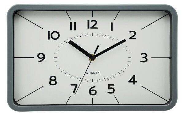 NÁSTENNÉ HODINY sivá 32,5/20,5 cm Ambia Home - Hodiny