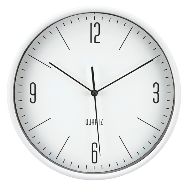 NÁSTENNÉ HODINY čierna 25 cm Ambia Home - Hodiny