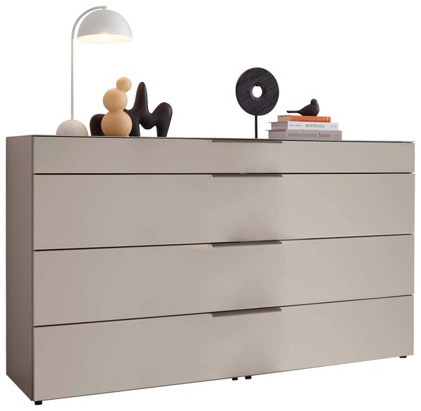 ŠIROKÁ KOMODA, sivá, 160/91,2/43 cm Dieter Knoll - Komody