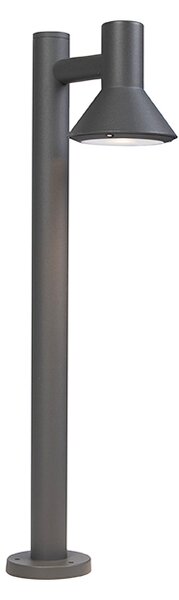Moderné stojace vonkajšie svietidlo tmavošedé 65cm - Humilis