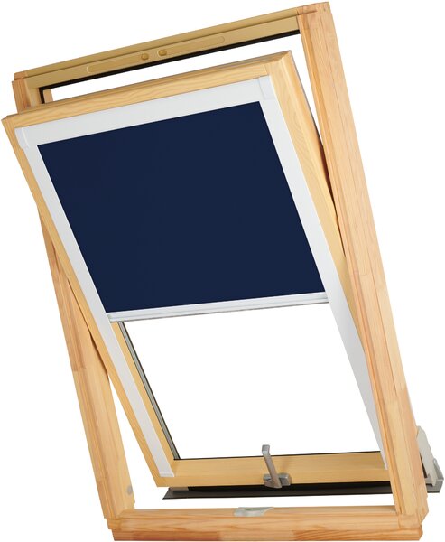Termoizolačná roleta na strešné okno typu FAKRO 55x78 Farba látky: Grey Silver, Farba profilu: Strieborná