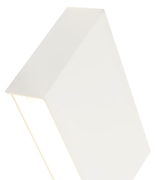 Moderná nástenná lampa biela - Otan