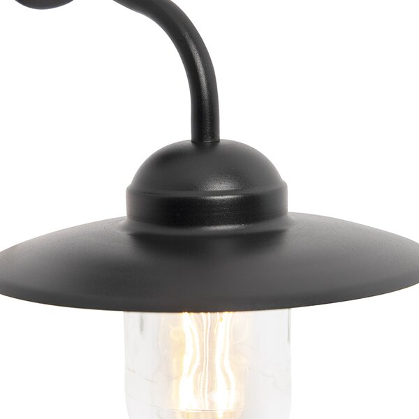 Vonkajšia nástenná lampa čierna IP44 - Mníchov