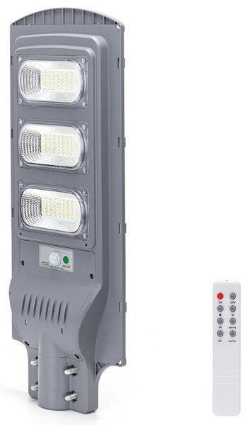 Aigostar B.V. Aigostar - LED Solárna pouličná lampa so senzorom LED/150W/3,2V IP65 6500K + DO AI0420 + záruka 3 roky zadarmo