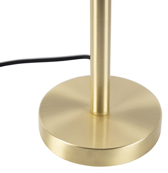 Klasická stolná lampa mosadz bez tienidla - Simplo