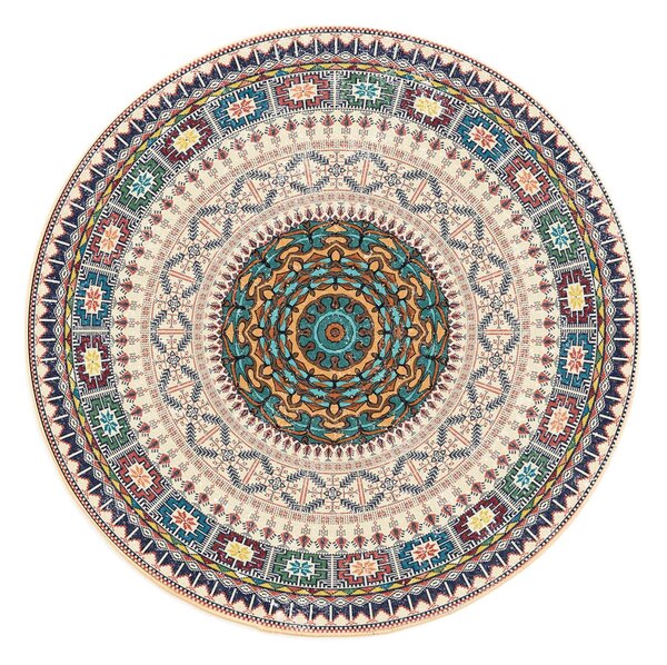 TZ Okrúhly vzorovaný koberec Oriental Rozmer: 100 cm