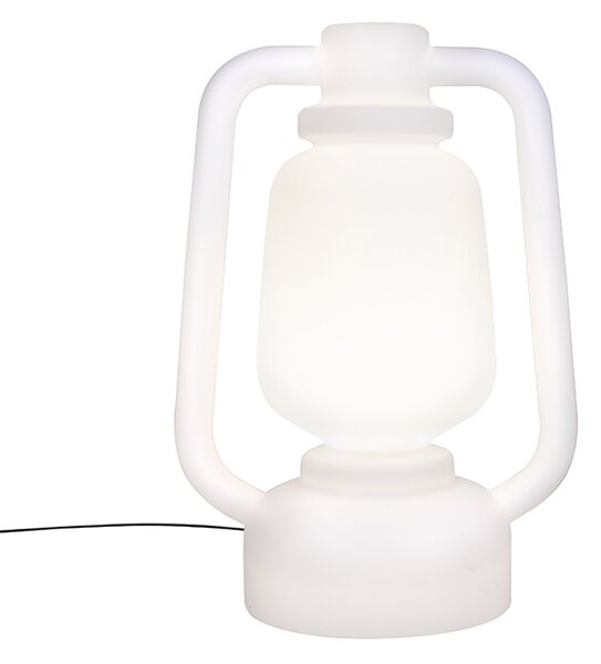 Stojaca lampa biela 110 cm IP44 - Storm Extra Large