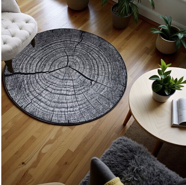 TZ Okrúhly vzorovaný koberec Neo Rozmer: 90 cm