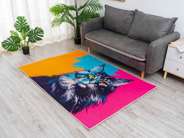 TZ Dizajnový koberec Mačka Rozmer: 100x150 cm