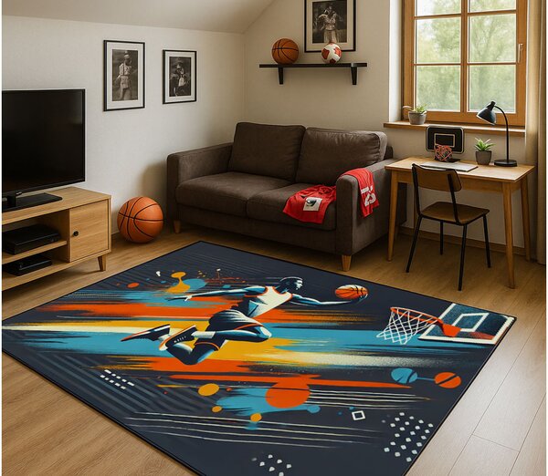 TZ Dizajnový koberec Basketbal Rozmer: 100x150 cm