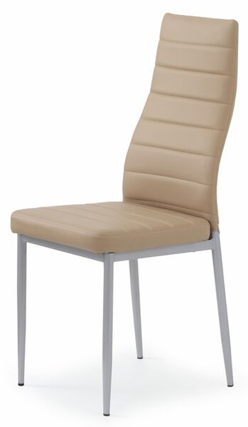 Jedálenská stolička SCK-70 svetlohnedá/sivá