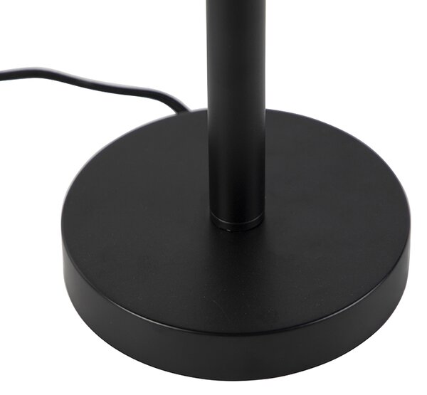 Moderná stolná lampa čierna bez tienidla - Simplo