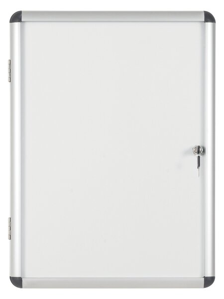 Vnútorná vitrína s bielym magnetickým povrchom, 500 x 674 mm