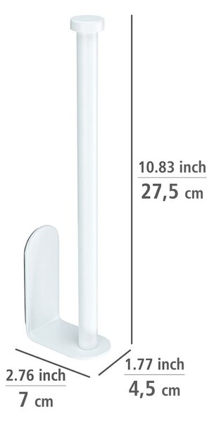Biely nástenný držiak na kuchynské utierky Wenko Nio