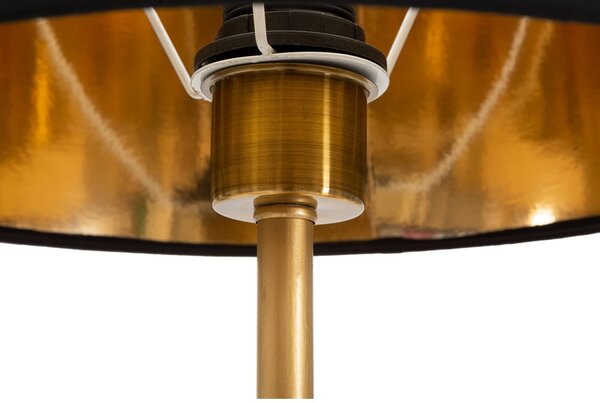 Čierna stolová lampa Mauro Ferretti Parrots