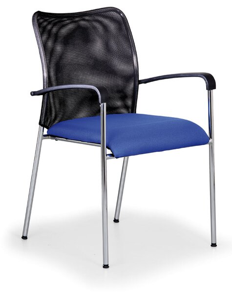 Konferenčná stolička JOHN MINELLI, modrá