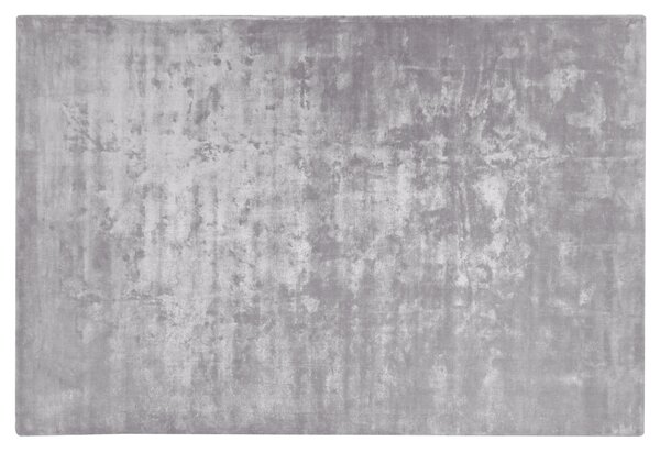 Koberec svetlosivý z viskózy 200 x 300 cm všívaný s krátkym vlasom moderný dizajn