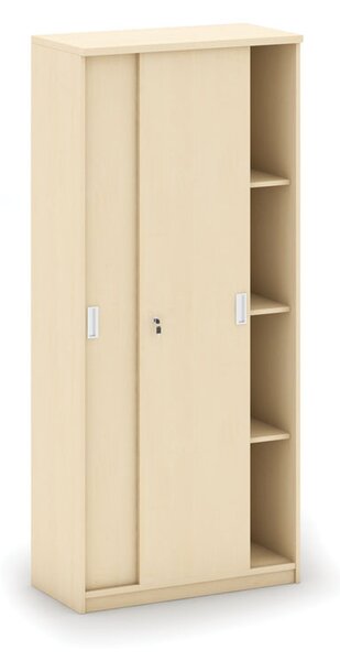 Skriňa zasúvacia MIRELLI, 800 x 400 x 1800 mm, breza