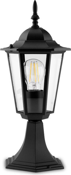 Záhradná stojaca lampa LIGURIA-LT 1xE27 nízka 42cm čierna - GOLDLUX (Polux)
