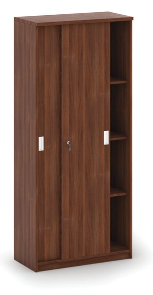 Zasúvacia skriňa MIRELLI, 800 x 400 x 1800 mm, orech
