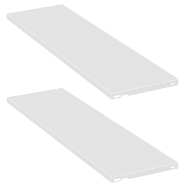 Kovová polica pre ELEMENT SYSTEM, 800 x 250 mm, biela, balenie 2 ks