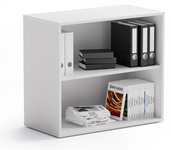 Kancelársky regál BLOCK, 800 x 400 x 710 mm, biela