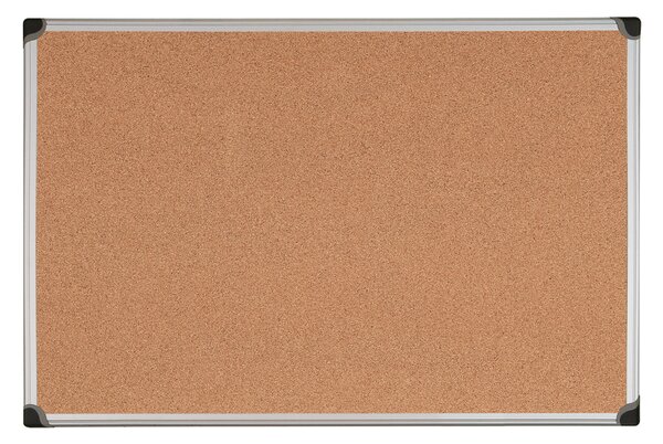 Korková nástenka, 1500 x 1000 mm, eloxovaný rám