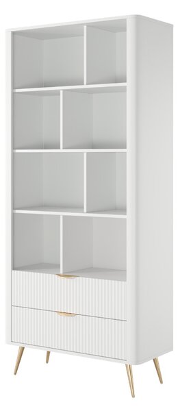 REGÁL / KNIŽNICA TREVISO BIELA 88 cm