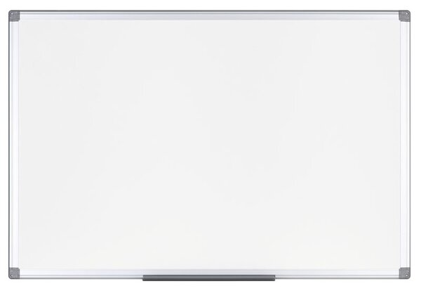 Biela popisovacia tabuľa na stenu, magnetická, 900 x 600 mm