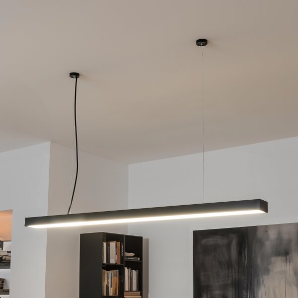LED stropné prisadené závesné svietidlo CYNIDECO LED/12W/230V 4000K čierna