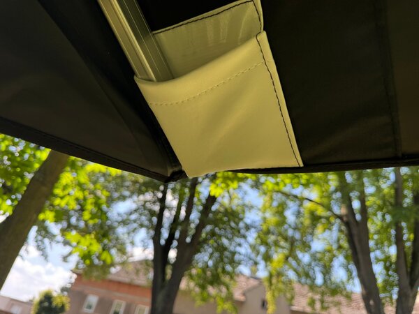 Nůžkový podiový stan 4,5x4,5 m FOH Typ konštrukcie: BEZ INTEGROVANÉHO KŠILTU