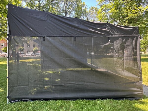 Nůžkový podiový stan 4,5x4,5 m FOH Typ konštrukcie: BEZ INTEGROVANÉHO KŠILTU