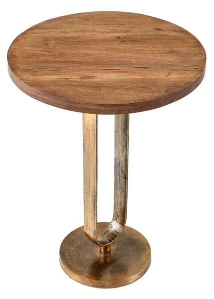 Bočný stolík ELEGANCE 60 cm doska z mango dreva