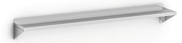 Nástenná nerezová polica, 1800 x 300 mm