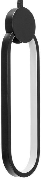Toolight - LED závesné stropné kruhové svietidlo APP851-CP, čierna, OSW-07020