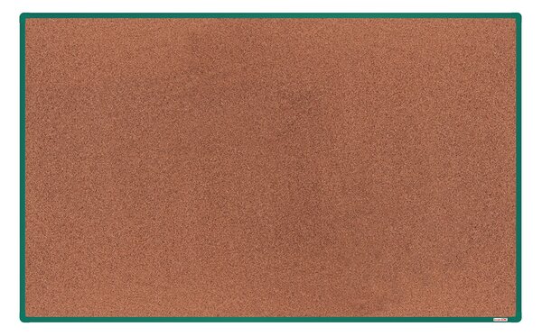 Korková nástenka boardOK v hliníkovom ráme, 2000 x 1200 mm, zelený rám