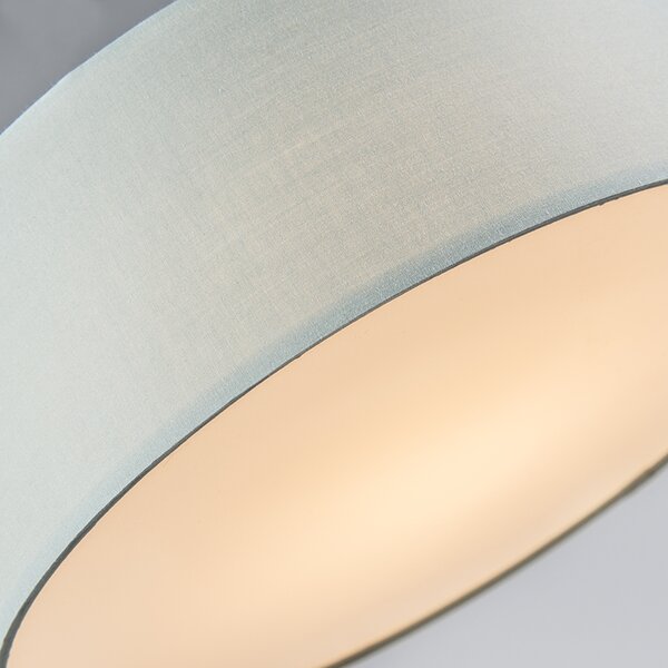 Stropné svietidlo zelené 30 cm vrátane LED - Drum LED