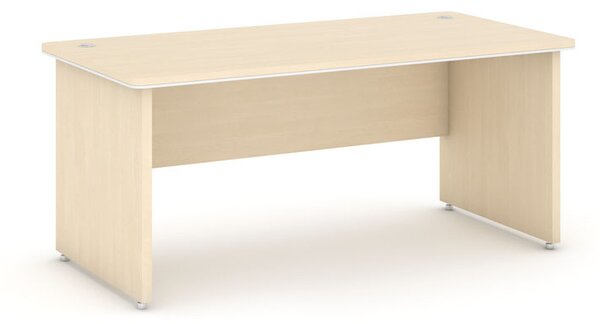 Kancelársky písací stôl ARRISTO LUX, 180x90 cm, breza