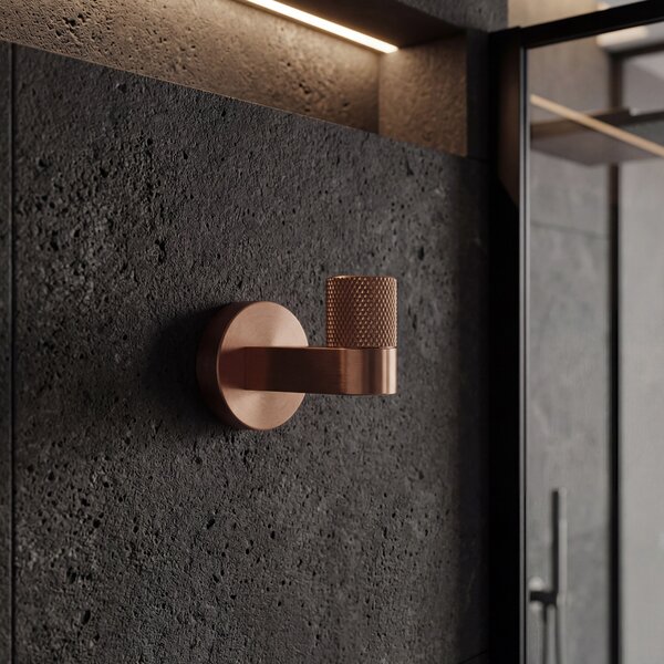 Kúpeľňový háčik 39104 ORI Brush Copper
