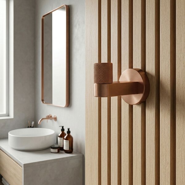 Kúpeľňový háčik 39104 ORI Brush Copper