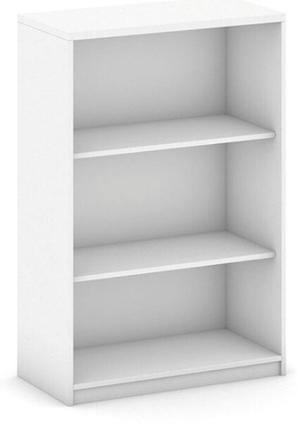 Kancelársky regál MIRELLI, 800 x 400 x 1200 mm, biela