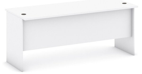 Kancelársky písací stôl MIRELLI, 180x80 cm, biela