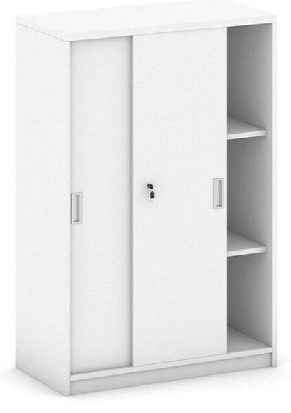 Skriňa zasúvacia MIRELLI, 800 x 400 x 1200 mm, biela