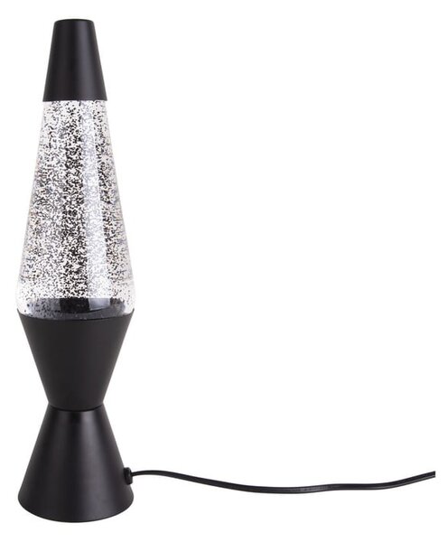Čierna stolová lampa Leitmotiv Glitter